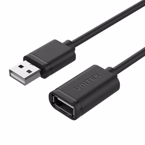 UNITEK Y-C450GBK USB kabelis 2 m USB 2.0 USB A Juoda