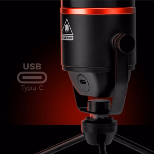 Kruger&Matz Warrior GV-200 USB žaidimų ir vaizdo tinklaraščių mikrofonas