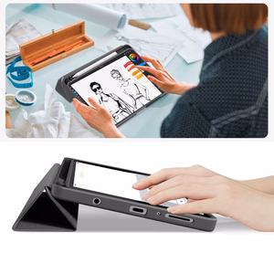 Tech-Protect SC Pen Canvas Case for Samsung Galaxy Tab A9+ / A11+ Plus 11.0 X210 / X215 / X216 / X230 / X235 / X236 - Gray