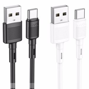 Cable USB A to USB C Hoco 3A 1 m X83 black
