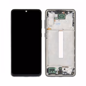 LCD ekranas skirtas Samsung A336 A33 5G su rėmeliu / mėlynas / HQ