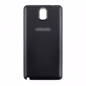 Back Cover Compatible With Samsung N9005 Note 3 Black Leather HQ