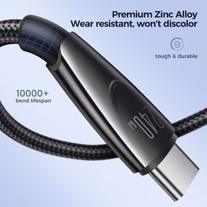 Joyroom Pioneer Series SA31-CC5 кабель USB-C USB-C 240W 1.2м - чёрный