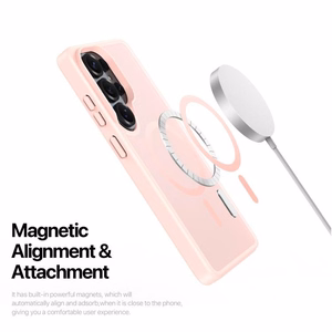 Чехол Dux Ducis Yind MagSafe для Samsung S948 S26 Ultra розовый