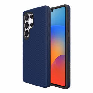 Dėklas Perfectionists Triangle Case Samsung S928 S24 Ultra tamsiai mėlynas