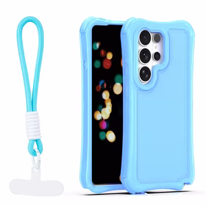 Safepop чехол с ремешком для Samsung Galaxy S26 Ultra синий