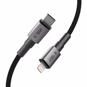 Tech-Protect Ultraboost DNA USB-C / Lightning PD27W/3A laidas 200 cm - pilkas