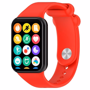 SILICONE STRAP MI BAND 8 PRO /M8 PRO (7). RED