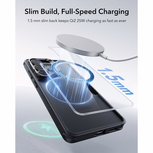 ESR Classic Hybrid Kickstand MagSafe Чехол для Samsung Galaxy S26 Ultra прозрачно-чёрный