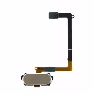 Button Compatible With Samsung G925 S6 Edge With Flex Gold Original