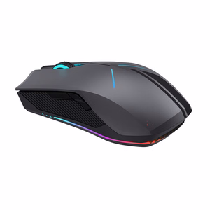 Machenike M721 belaidė žaidimų pelė, 10000 DPI, su RGB apšvietimu, juoda