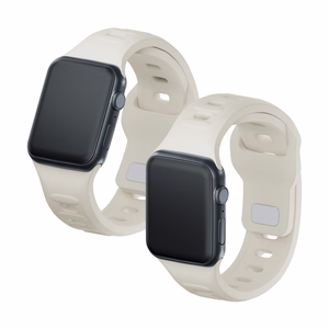 Силиконовый ремешок 3mk для Apple Watch, 38/40/41/42 mm, Nude, малый размер