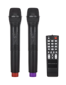Активная акустическая колонка с 2 беспроводными микрофонами, SD, Bluetooth, USB, 12 дюймов, 40 Вт