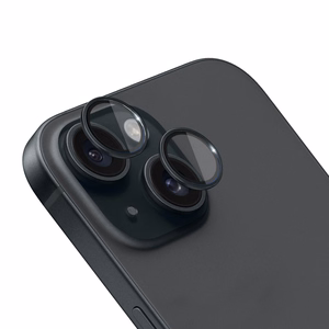 Tempered glass for camera 3mk Lens Pro Apple iPhone 15 black