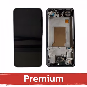 LCD ekranas skirtas Samsung A356 A35 5G su rėmu / tamsiai mėlynas / OEM