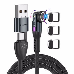 STATIK Statik 360 Pro кабель 2.0 USB-C; 1 м, черный