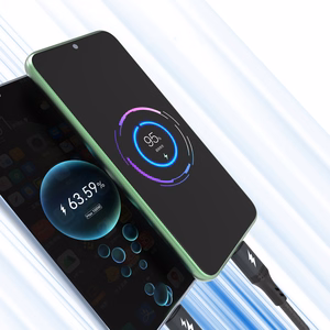 Dudao L3F 2в1 Кабель 100W 1.2m 2x USB-C - чёрный