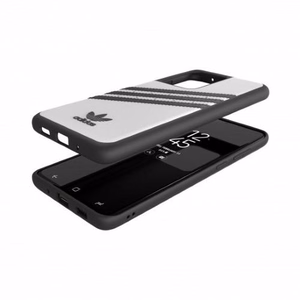 Adidas OR formuotas dėklas PU Samsung Galaxy S20 Ultra - balta ir juoda