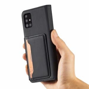 Magnet Card Case Case for Samsung Galaxy A12 5G Pouch Wallet Card Holder Black