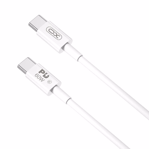 XO кабель NB-Q190B PD USB-C - USB-C 2,0м 60W белый