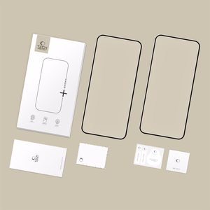 LCD apsauginis stikliukas Tech-Protect Glass Fit+ 2-Pack Xiaomi 15T/15T Pro/17T Pro juodas
