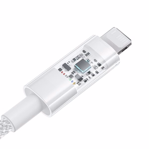 Baseus Gem Кабель USB — Lightning 2.4A быстрая зарядка 1 м белый