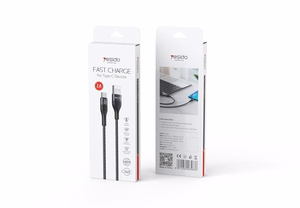Yesido кабель CA121 18W USB/USB-C 1м 2A чёрный