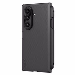 Nillkin Super Frosted Shield Fold Magnetinis dėklas Samsung Galaxy Z Fold 7, MagSafe suderinamas, su S Pen Space - juodas