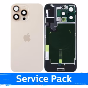 Back Cover Compatible With Apple iPhone 16 Pro Max / Desert Titanium / (Service Pack)