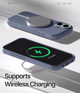 Case Mercury Pure Magsafe Silicon Case Apple iPhone 16e/17e lavander gray