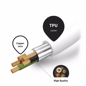 SBS TECABLELIGTC1W USB-C - Lightning kabelis MFi sertifikuotas, 1 m - baltas