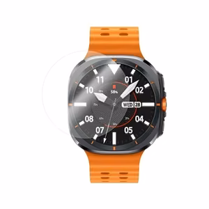 Fixed apsauginis grūdintas stiklas, skirtas išmaniajam laikrodžiui Samsung Galaxy Watch Ultra, 2 vnt., skaidrus