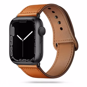 TECH-PROTECT LEATHERFIT APPLE WATCH 4 / 5 / 6 / 7 / 8 / 9 / SE / ULTRA 1 / 2 (42 / 44 / 45 / 49 MM) коричневый