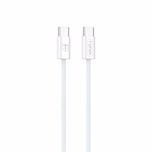 T-PHOX КАБЕЛЬ СЕРИИ CC15 USB-C/USB-C 60W 3A БЕЛЫЙ