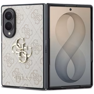 Rožinis dėklas „Guess Big 4G Logo“, skirtas „Samsung Galaxy Z Fold8“