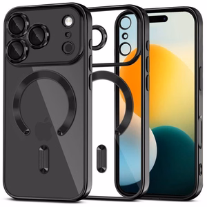 Tech-Protect MagFlex MagSafe dėklas telefonui iPhone 17 - skaidrus juodas