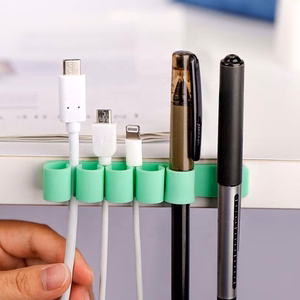 Silicone office organizer - mint