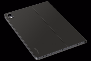 DX730UB plonas knygos tipo dėklas su klaviatūra Samsung Galaxy Tab S11, juodas