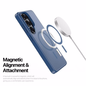 Чехол Dux Ducis Yind MagSafe для Samsung S948 S26 Ultra тёмно-синий