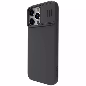 Nillkin CamShield Silky Silicone Case for Iphone 15 Plus black
