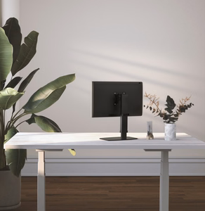Gembird MS-D1ST-02 Reguliuojamo aukščio monitoriaus stovas, 17–32 colių, juodas