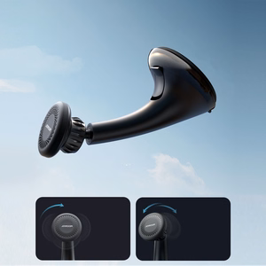Automobilinis universalus telefono laikiklis Joyroom (JR-ZS356) Magnetic (MagSafe) tvirtinamas ant prietaisų skydelio, magnetinis juodas