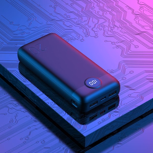 Išorinė baterija POWER BANK VEGER (L20S) 20000mAh (2xUSB; 1xType-C; QC3.0 20W) juoda