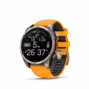 Išmanusis laikrodis Garmin Fenix 8 Sapphire oranžinis