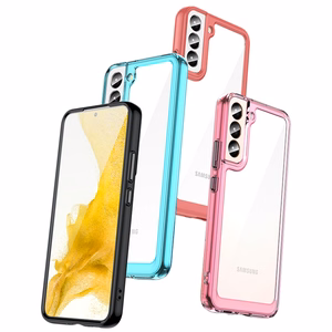 Outer Space Case чехол для Samsung Galaxy S22 + (S22 Plus) жёсткая крышка с гелевой рамкой прозрачный