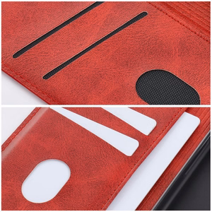 Atverčiamas dėklas Xiaomi 17 ULTRA Cubic Book, raudonas