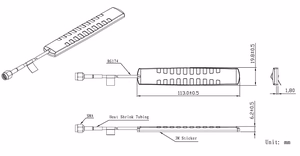 Extra Digital TV990849 klijuojama visakryptė GSM antena, 824–960 / 1710–2170 MHz, 2 dBi