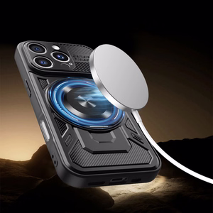 Defender Armor Mag dėklas for iPhone 17 6,3" juodas