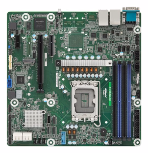 Asrock EC266D4U pagrindinė plokštė Intel C266 LGA 1700 „micro ATX“