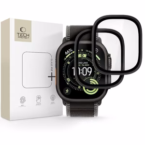 Tech-Protect Закалённое стекло 2 шт. для Apple Watch Ultra 49mm - чёрный